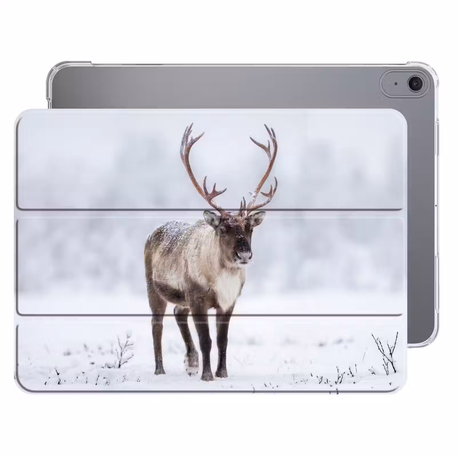 iPad hoes - Rendier - Gewei - Toendra - Sneeuw - Wild — 1