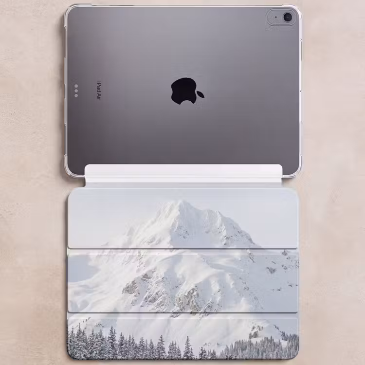 iPad hoes - Berg - Sneeuw - Winter - Natuur - Wit — 6