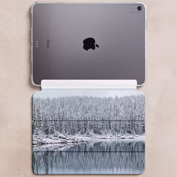 iPad hoes - Bos - Reflectie - Meer - Winter - Serene — 6