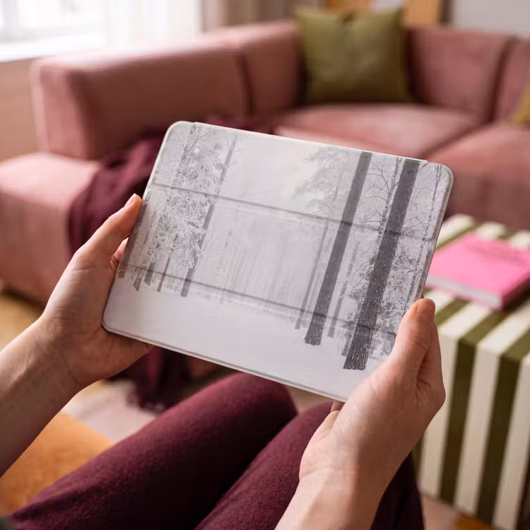 iPad hoes - Bos - Sneeuw - Pad - Winter - Stilte — 4