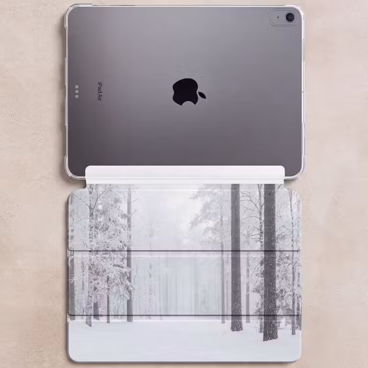 iPad hoes - Bos - Sneeuw - Pad - Winter - Stilte — 6
