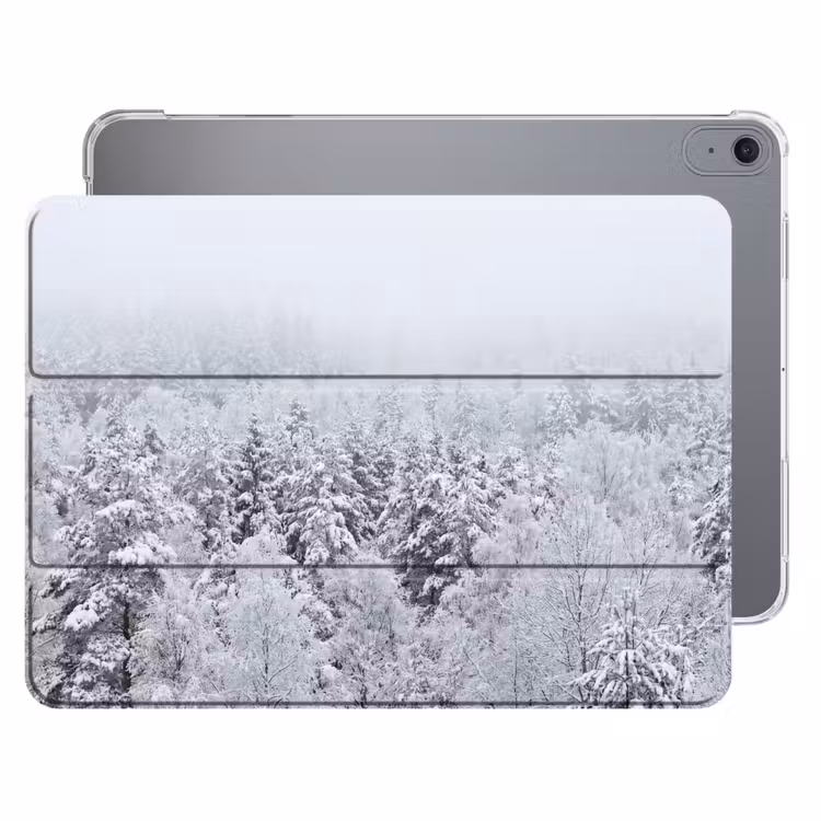 iPad hoes - Bos - Sneeuw - Winter - Natuur - Wit — 1
