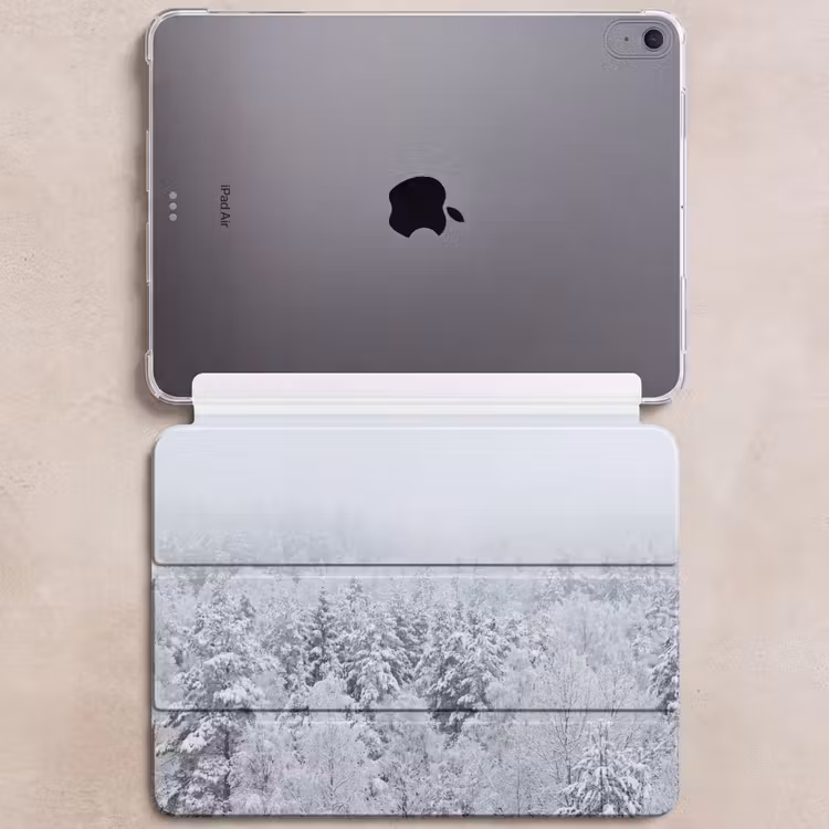 iPad hoes - Bos - Sneeuw - Winter - Natuur - Wit — 6