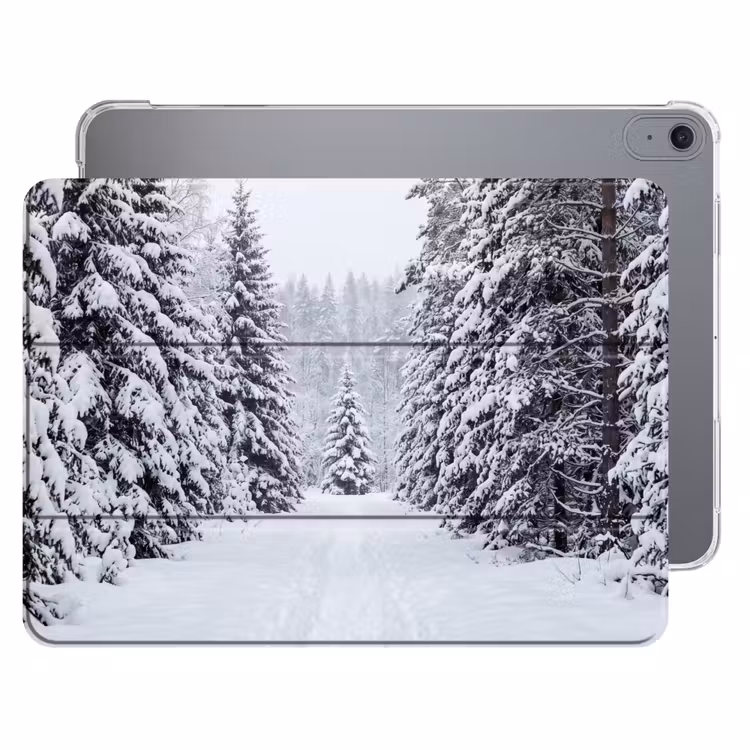 iPad hoes - Bos - Winter - Sneeuw - Pad - Natuur — 1