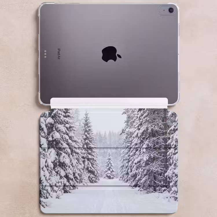 iPad hoes - Bos - Winter - Sneeuw - Pad - Natuur — 6