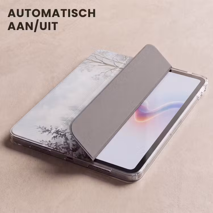 iPad hoes - Bospad - Dennen - Sneeuw - Winter - Rustgevend — 5