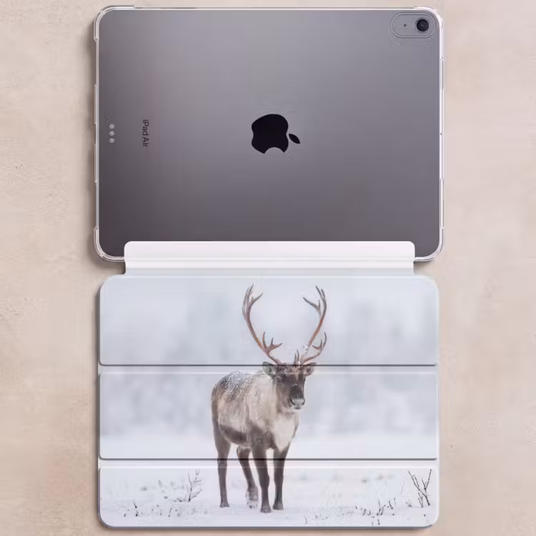 iPad hoes - Rendier - Gewei - Toendra - Sneeuw - Wild — 6