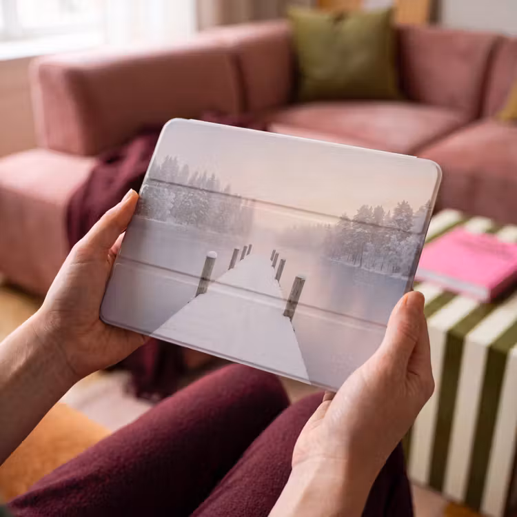 iPad hoes - Steiger - Meer - Mist - Winter - Serene — 4
