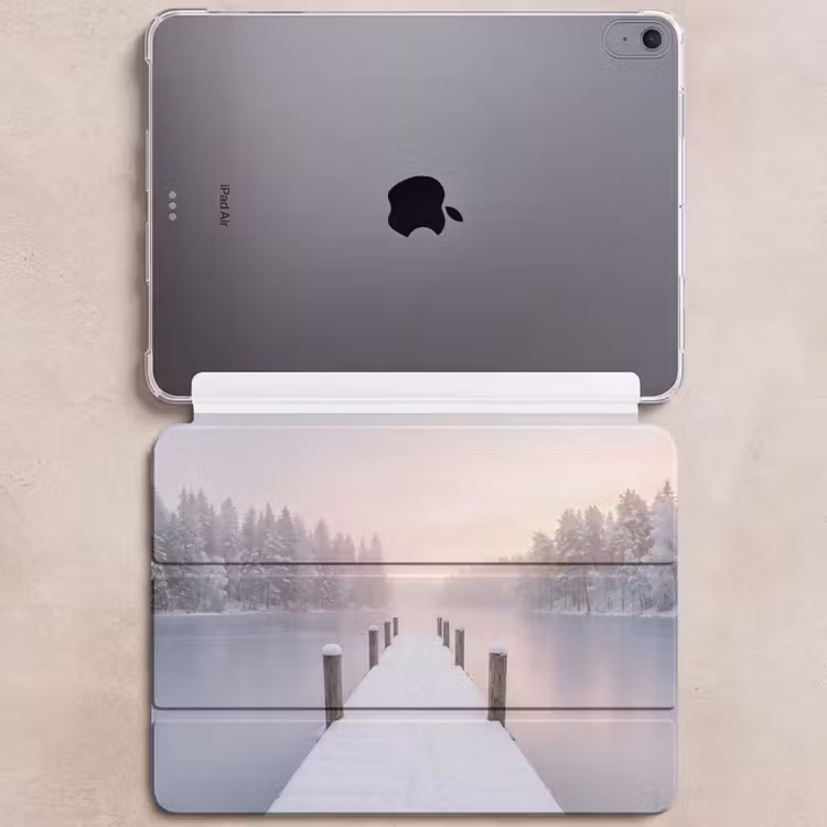 iPad hoes - Steiger - Meer - Mist - Winter - Serene — 6