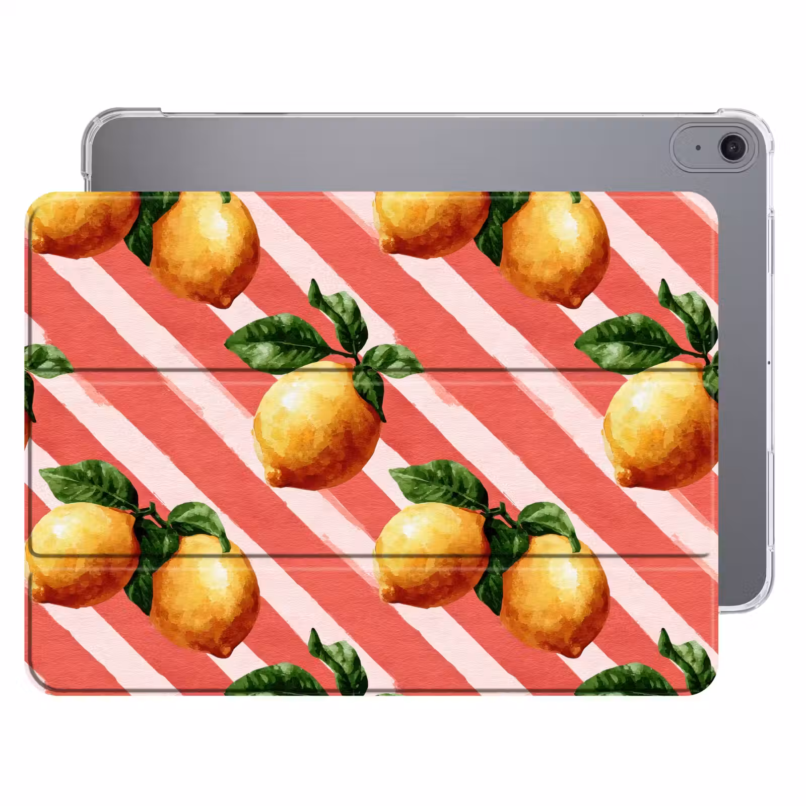 iPad hoes - Citroen - Geïllustreerd - Oranje — 1
