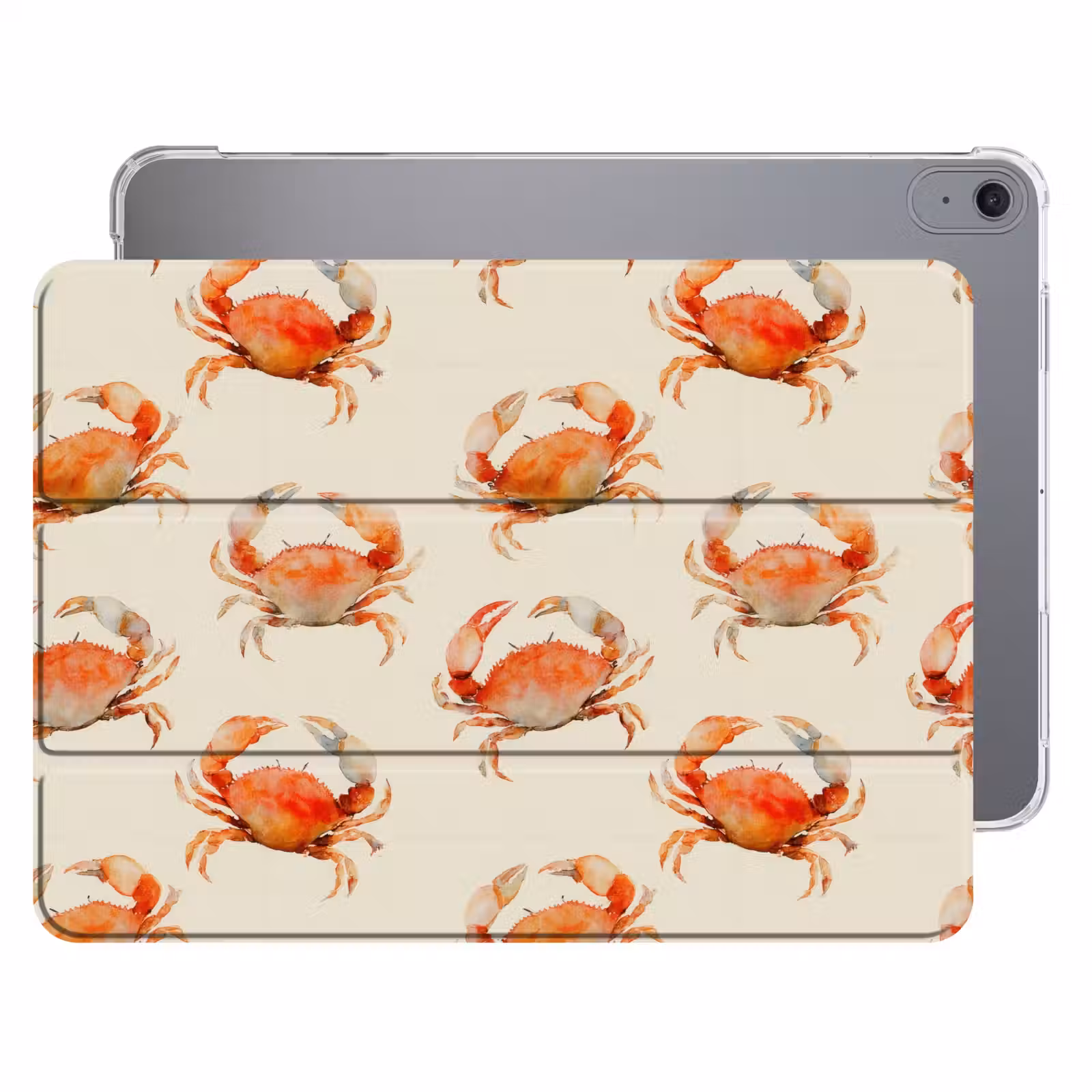iPad hoes - Krabben - Patroon - Oranje — 1