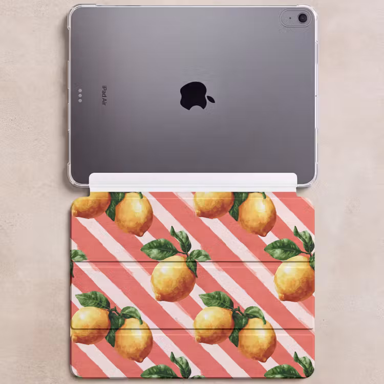 iPad hoes - Citroen - Geïllustreerd - Oranje — 6