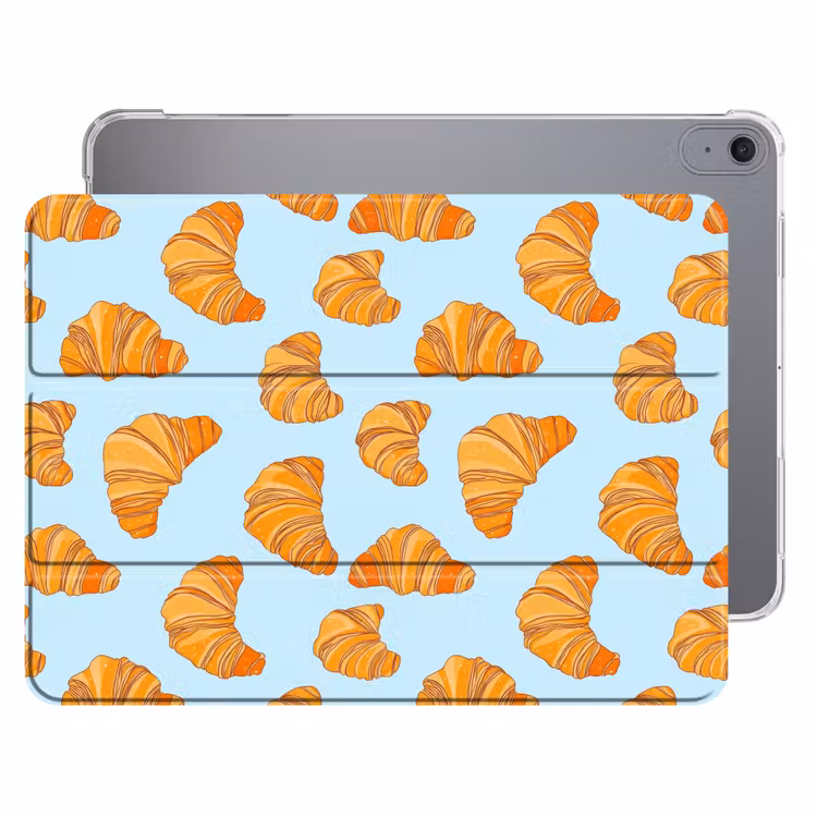 iPad hoes - Croissant - Speels - Blauw — 1