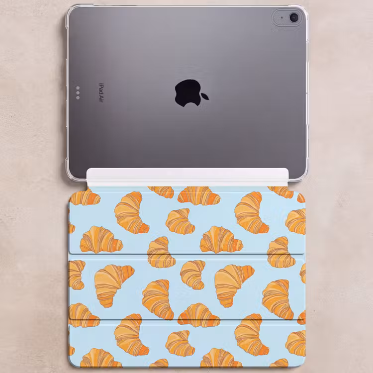 iPad hoes - Croissant - Speels - Blauw — 6
