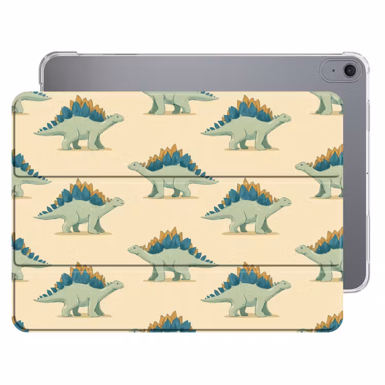 iPad hoes - Dino - Patroon - Groen — 1