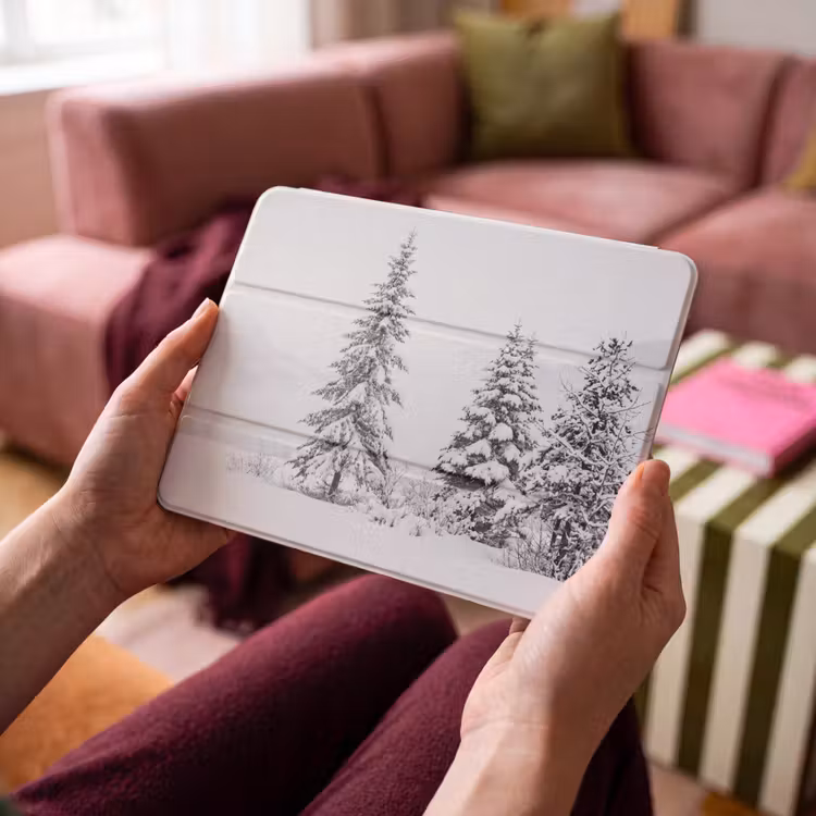 iPad hoes - Fijnsparren - Sneeuw - Winter - Landschap - Stilte — 4
