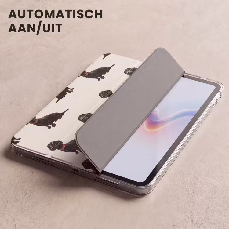 iPad hoes - Hond - Patroon - Zwart — 5