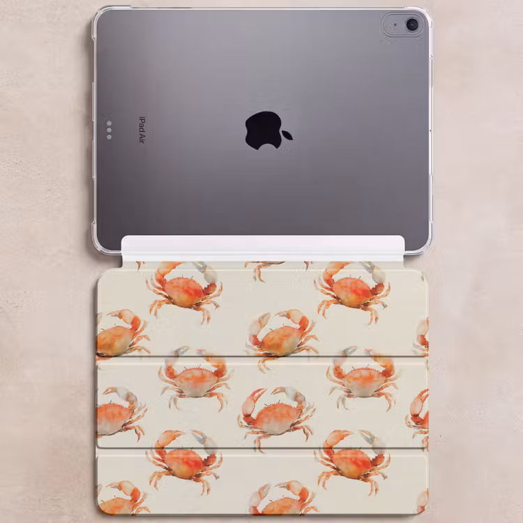 iPad hoes - Krabben - Patroon - Oranje — 6