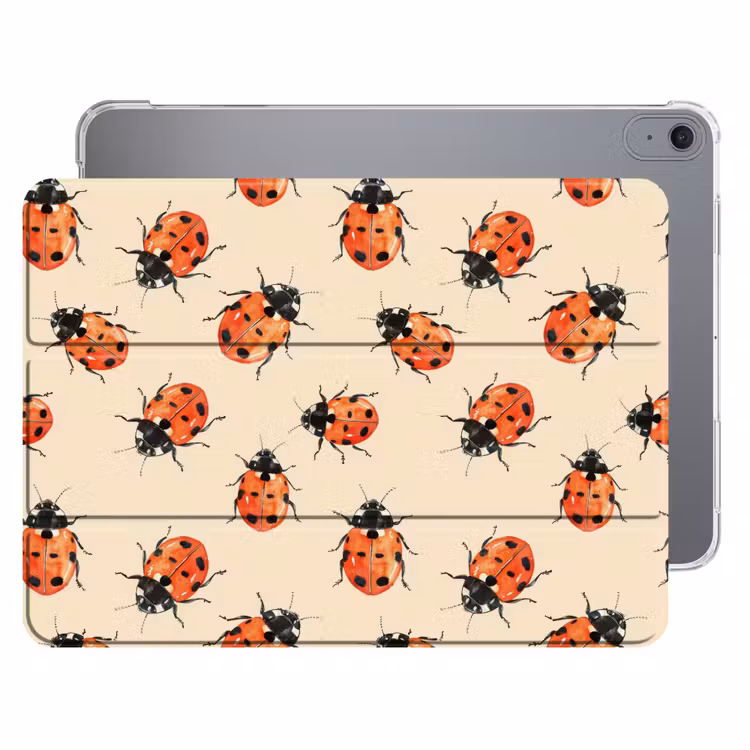 iPad hoes - Lieveheersbeestjes - Patroon - Rood — 1