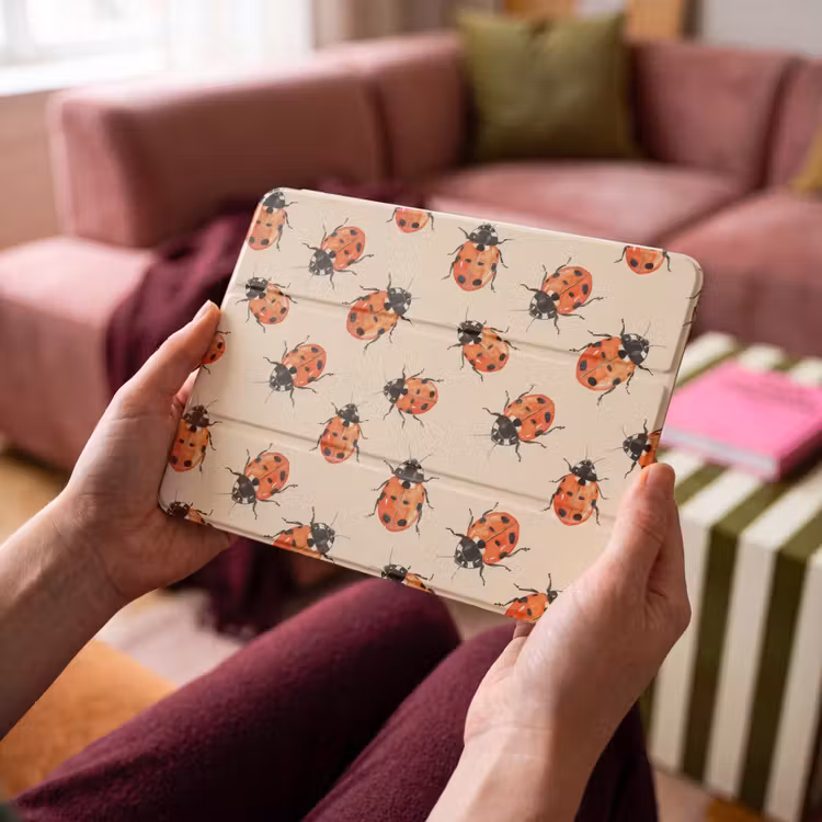 iPad hoes - Lieveheersbeestjes - Patroon - Rood — 4