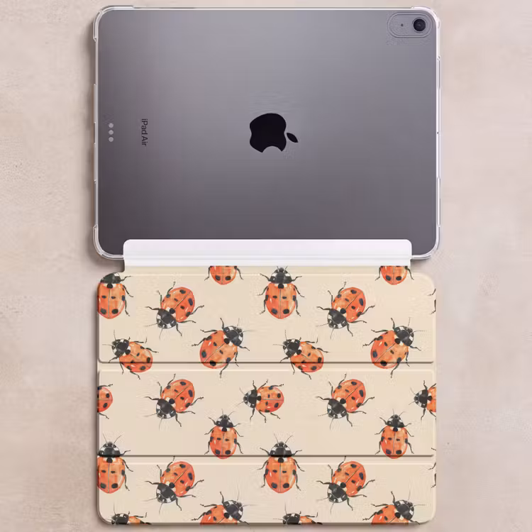 iPad hoes - Lieveheersbeestjes - Patroon - Rood — 6
