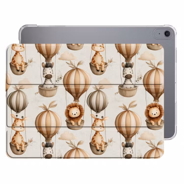 iPad hoes - Safari - Luchtballonen - Taupe — 1