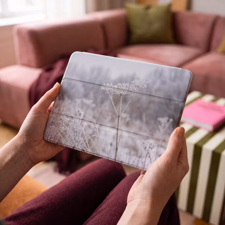 iPad hoes - Schermbloem - Rijp - Kristallen - Winter - Delicaat — 4