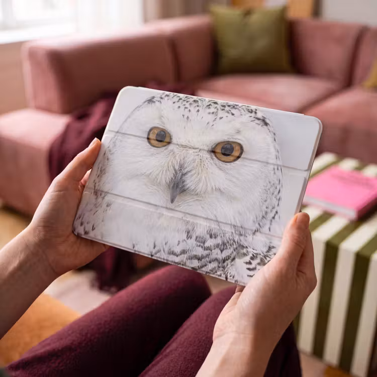 iPad hoes - Sneeuwuil - Oog - Wildlife - Wit — 4