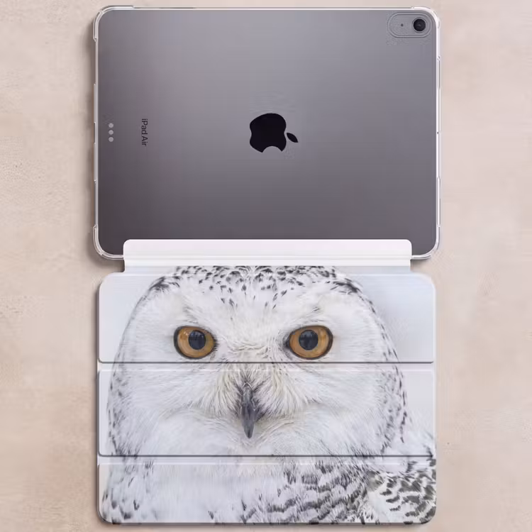iPad hoes - Sneeuwuil - Oog - Wildlife - Wit — 6