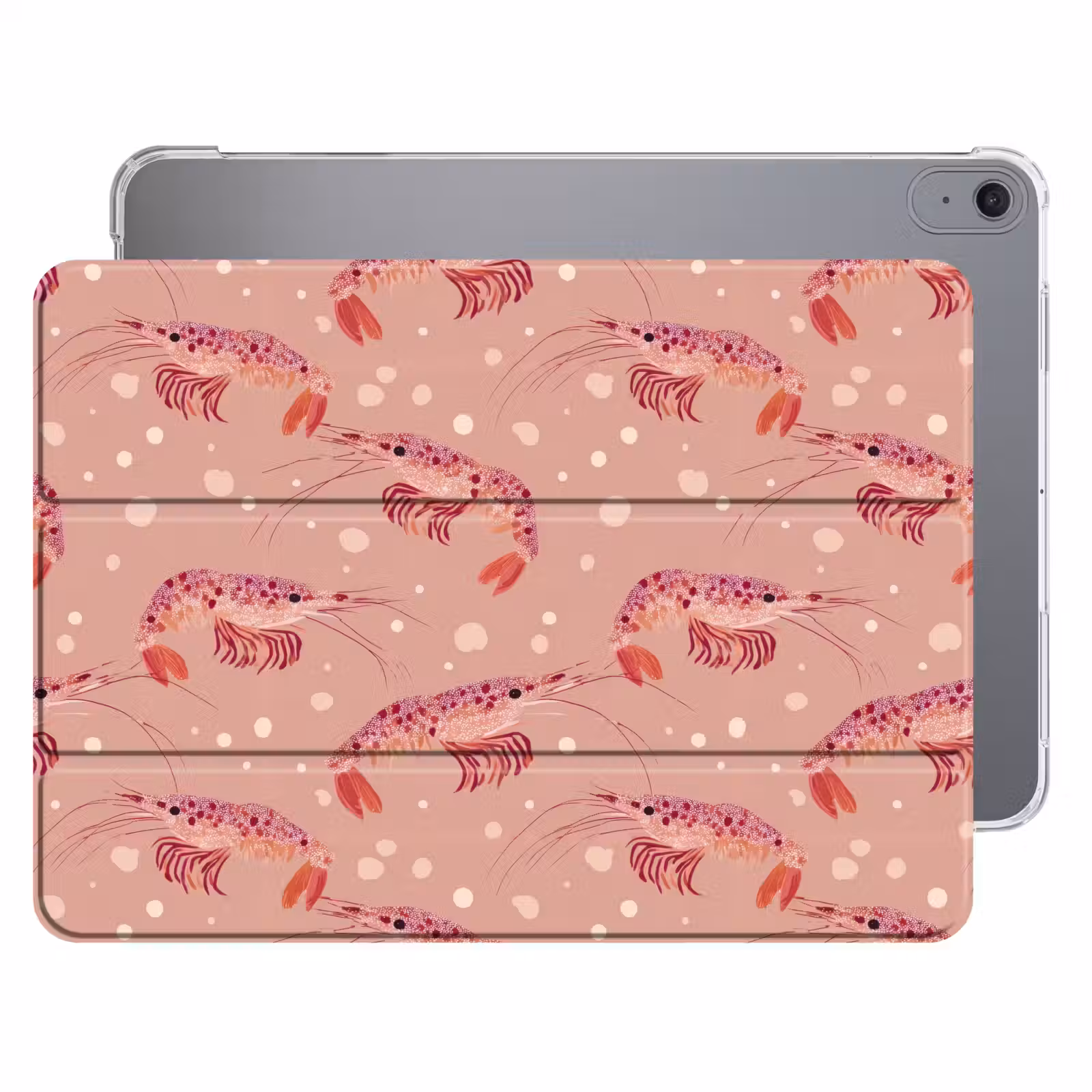 iPad hoes - Garnalen - Stippen - Roze — 1
