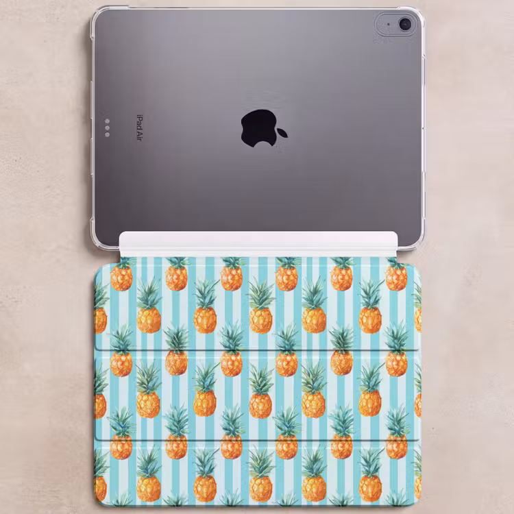 iPad hoes - Ananas - Strepen - Groen — 6