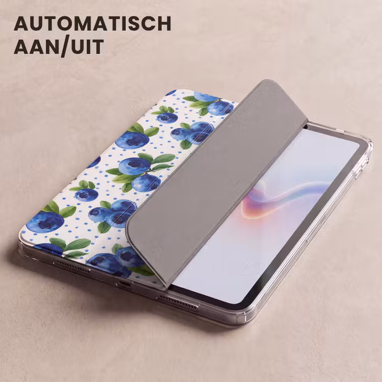 iPad hoes - Bessen - Patroon - Blauw — 5