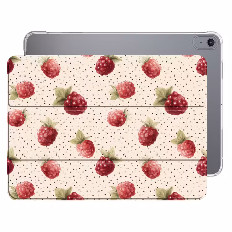 iPad hoes - Framboos - Stippen - Rood — 1