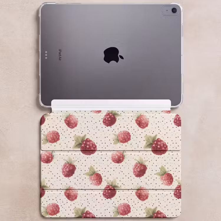 iPad hoes - Framboos - Stippen - Rood — 6