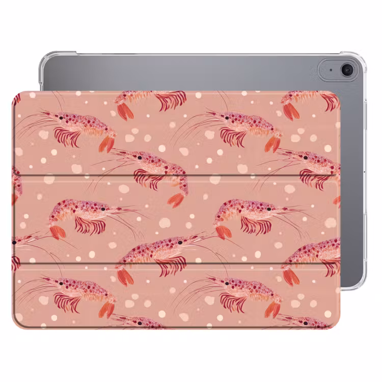 iPad hoes - Garnalen - Stippen - Roze — 1