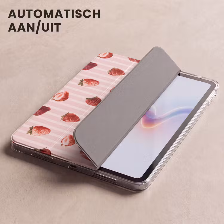 iPad hoes - Strepen - Aardbei - Roze — 5