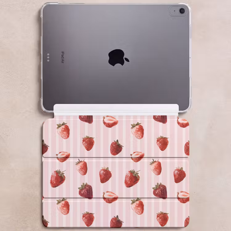 iPad hoes - Strepen - Aardbei - Roze — 6