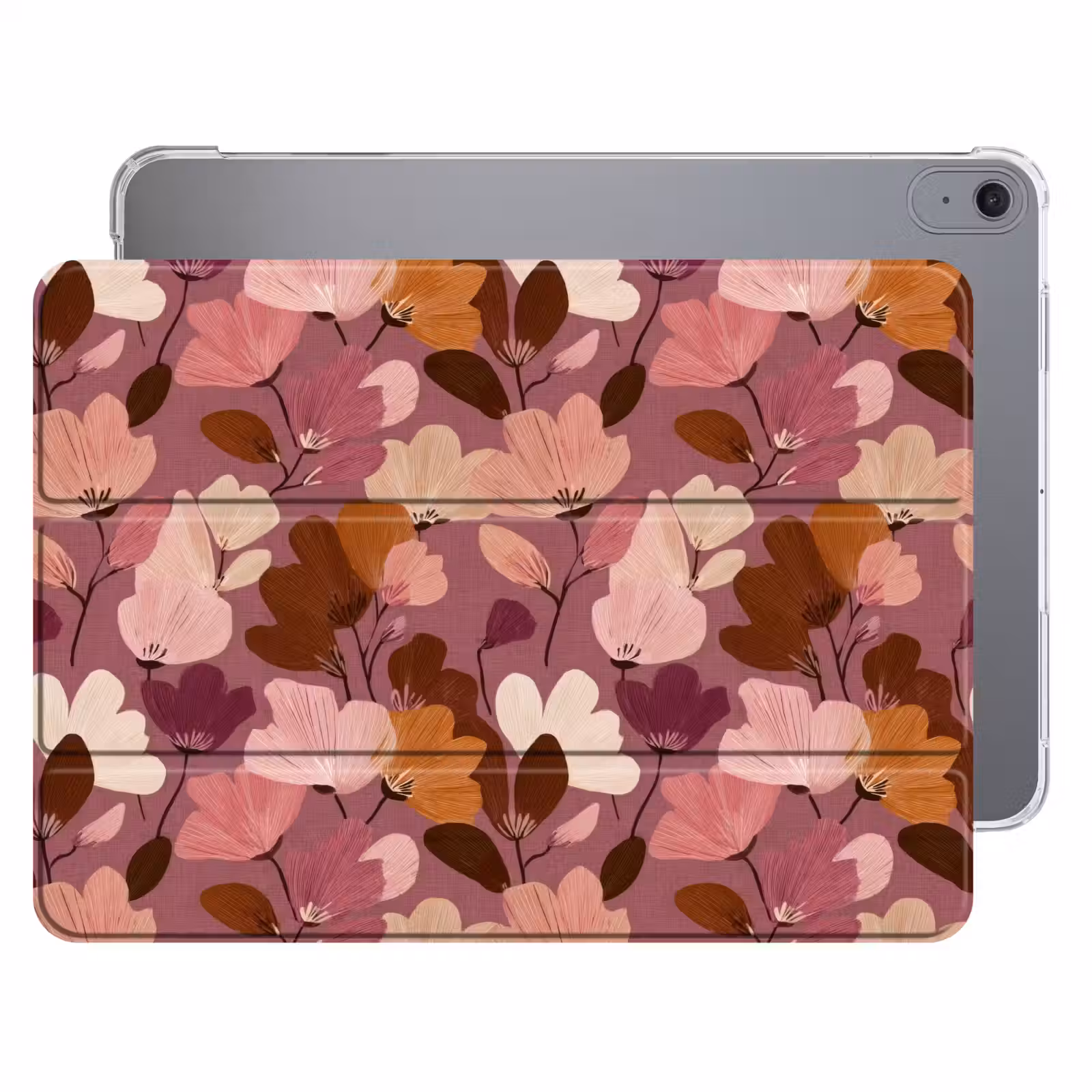 iPad hoes - Bloem - Patroon - Roze — 1