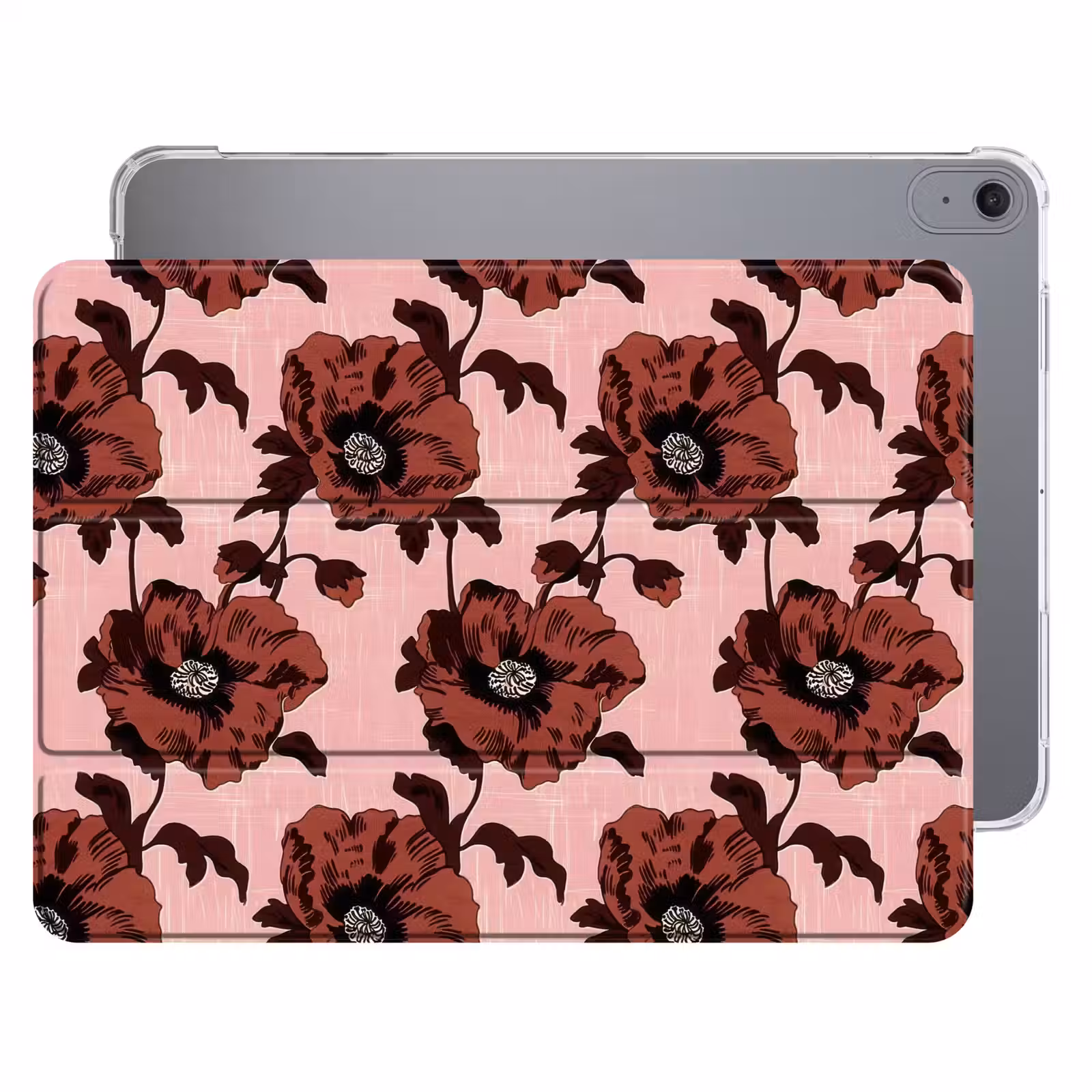 iPad hoes - Bloemen - Retro - Rood — 1