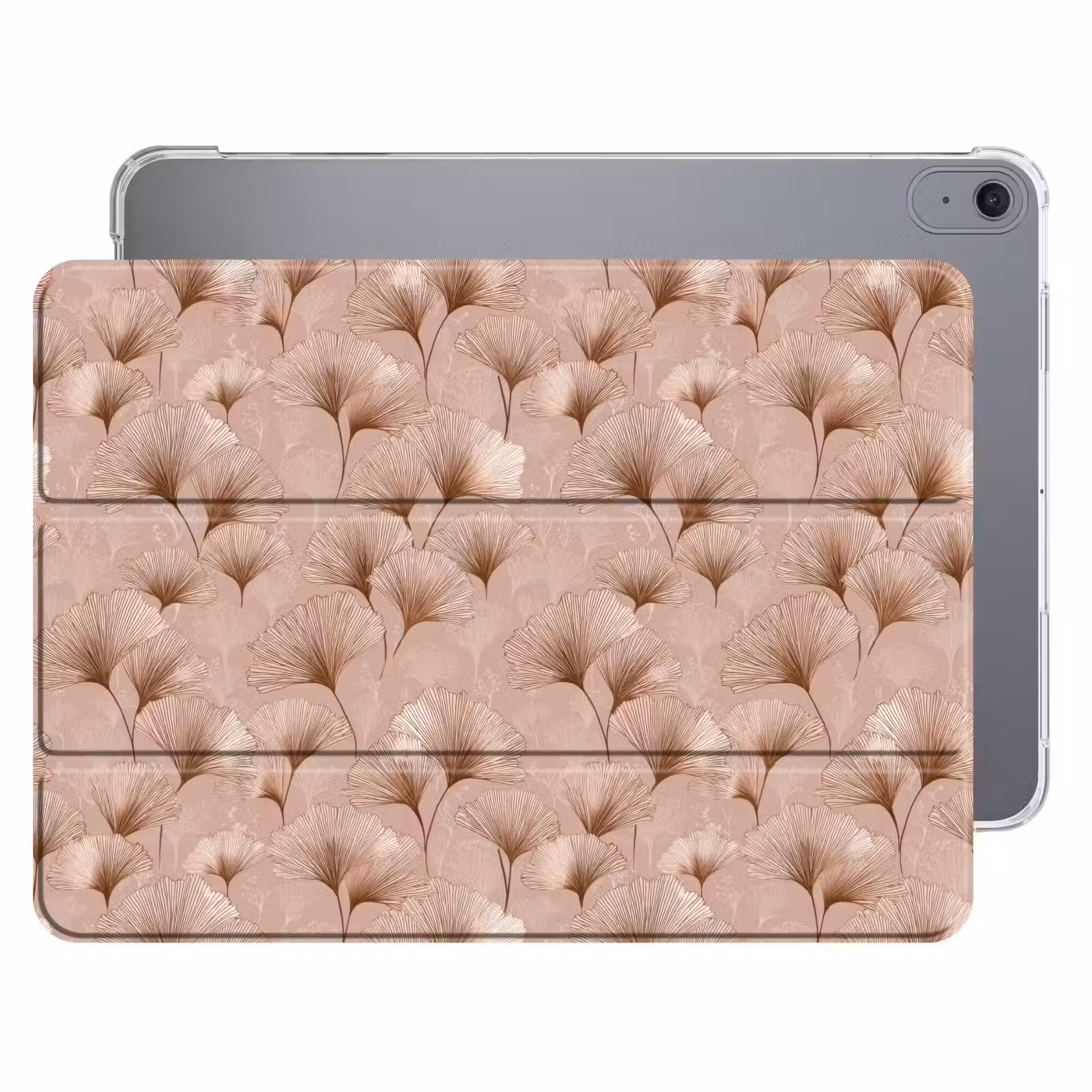 iPad hoes - Ginkgo - Patroon - Roze — 1