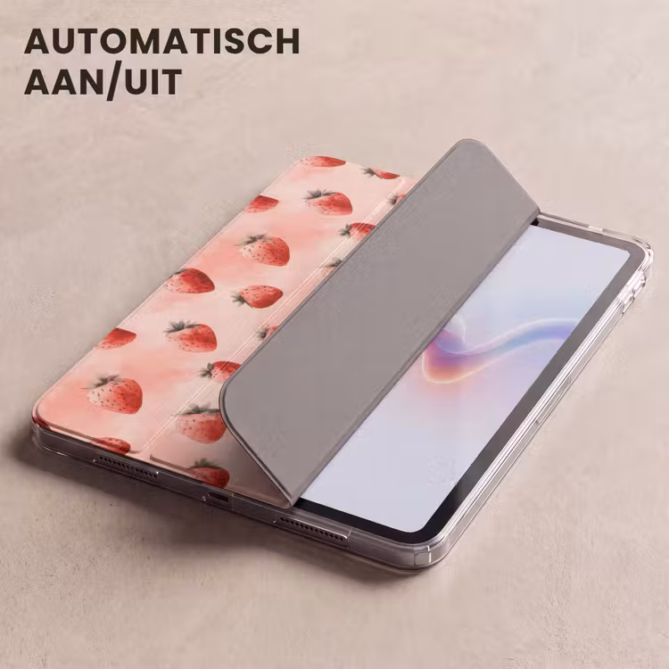 iPad hoes - Aardbei - Patroon - Roze — 5