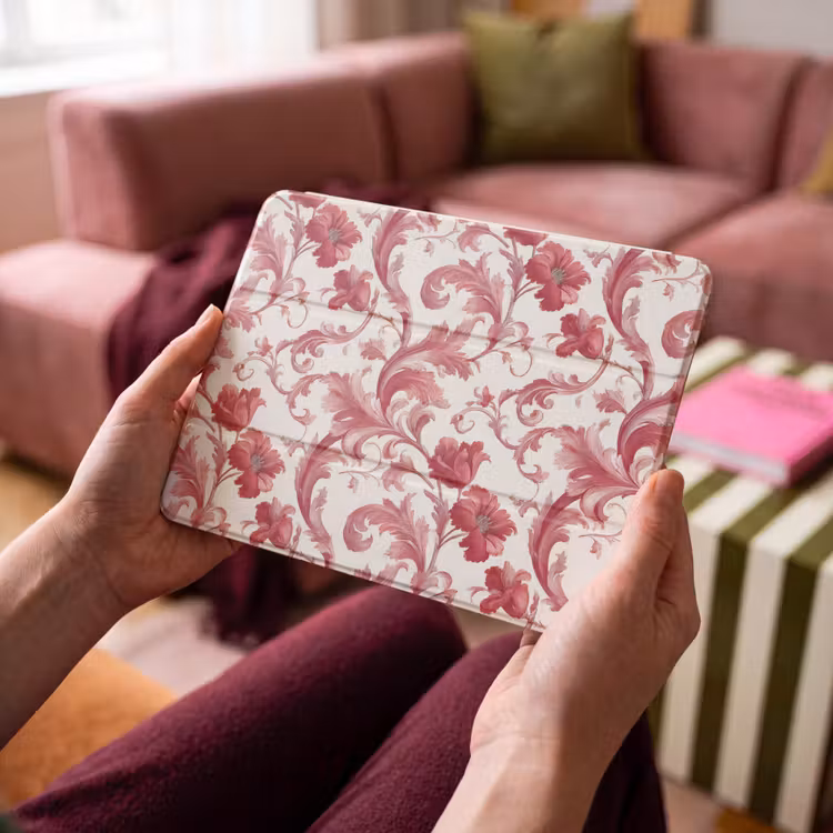 iPad hoes - Barok - Patroon - Rood — 4