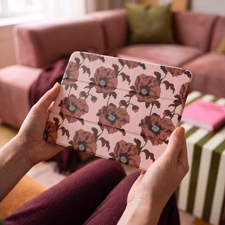 iPad hoes - Bloemen - Retro - Rood — 4
