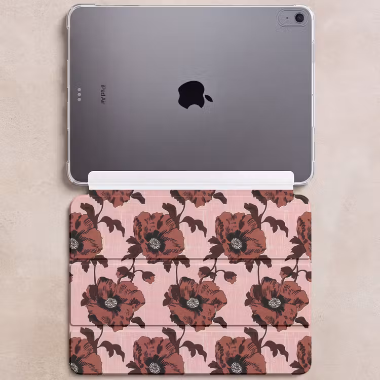 iPad hoes - Bloemen - Retro - Rood — 6