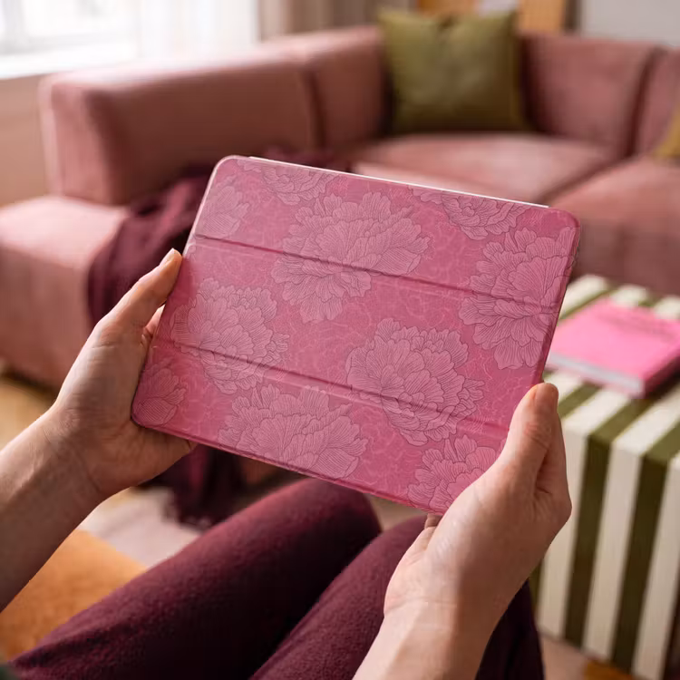 iPad hoes - Pioenrozen - Energiek - Roze — 4