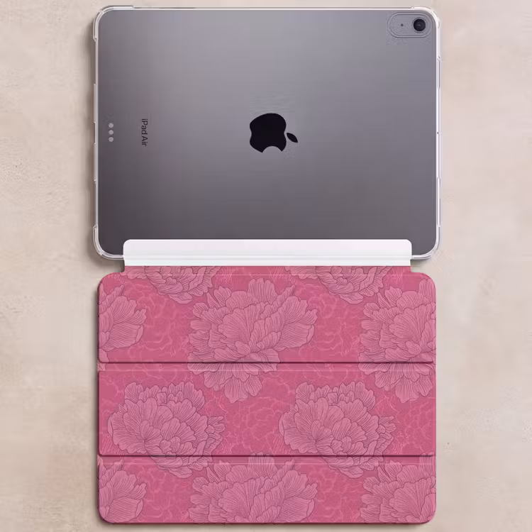 iPad hoes - Pioenrozen - Energiek - Roze — 6