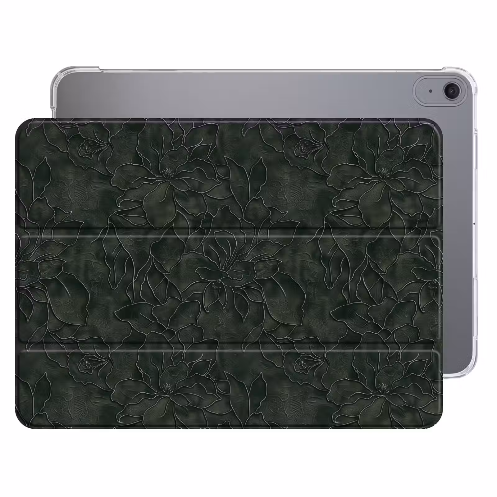 iPad hoes - Bloemen - Lijnen - Groen — 1