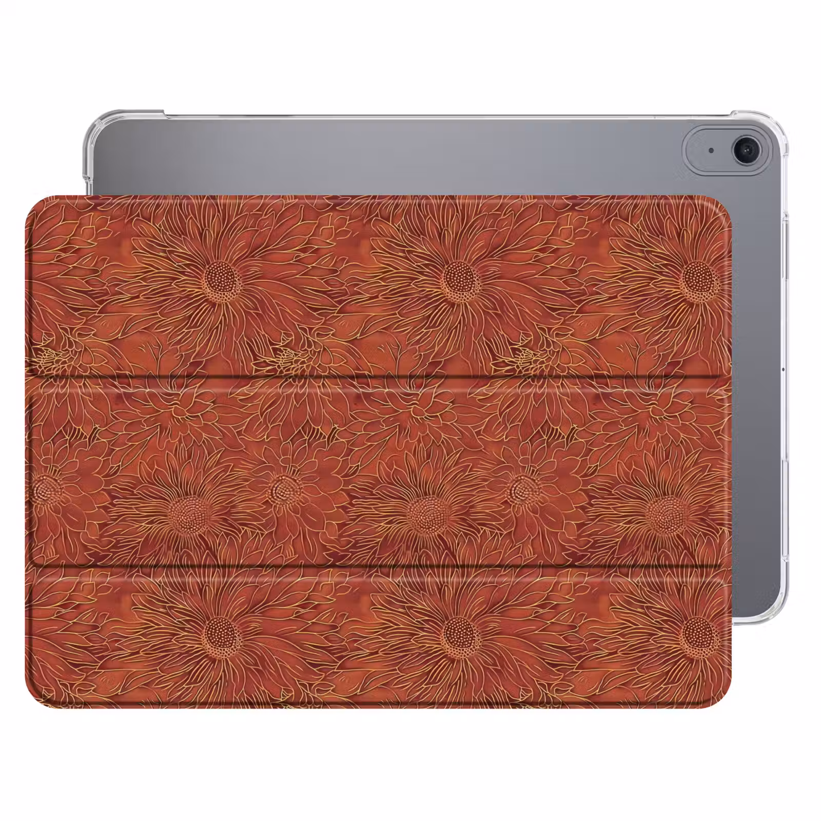 iPad hoes - Oosters - Bloemen - Terracotta — 1
