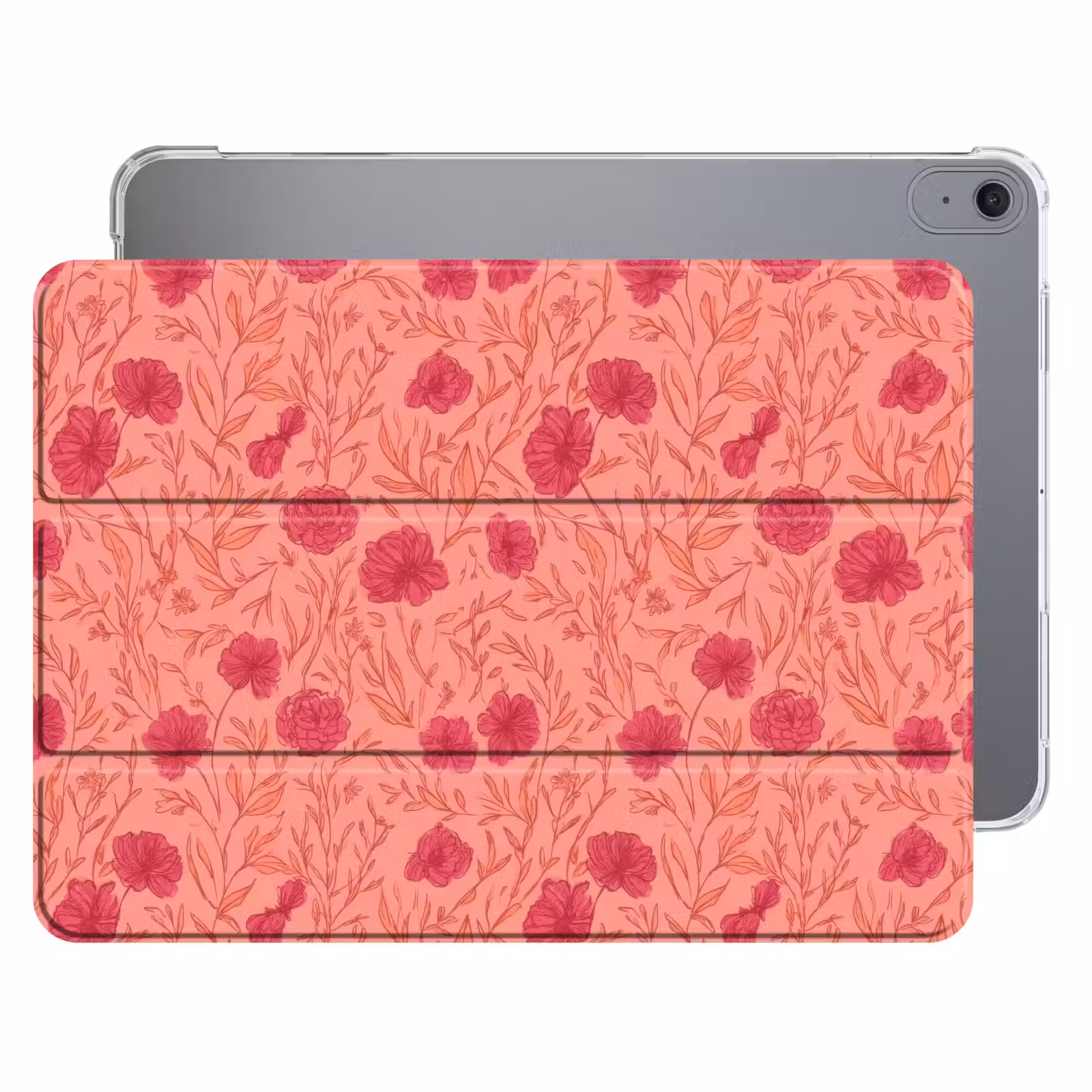 iPad hoes - Weidebloemen - Romantisch - Roze — 1
