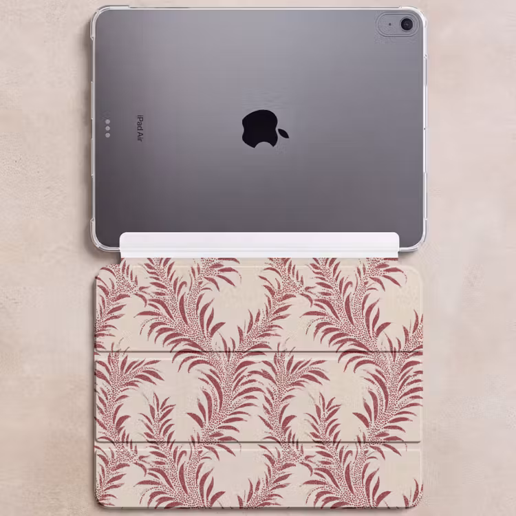 iPad hoes - Bladeren - Linnen - Rood — 6